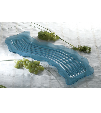 Wave Collection S-Shaped Tray 24"L x 7"W